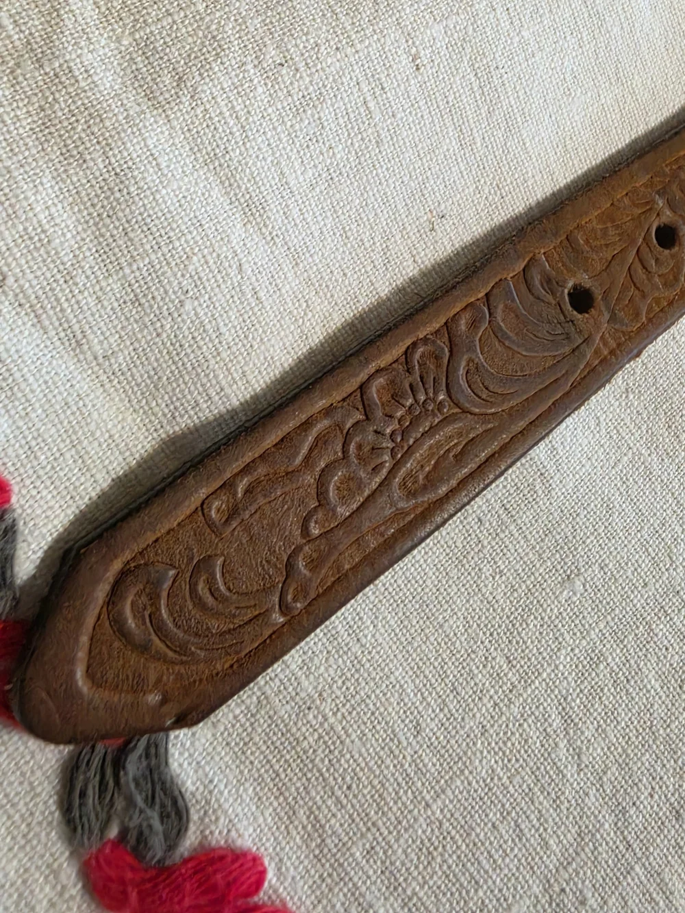 Justin Boots Brown Childs Leather Belt